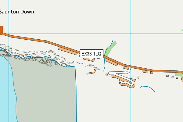 EX33 1LQ map - OS VectorMap District (Ordnance Survey)