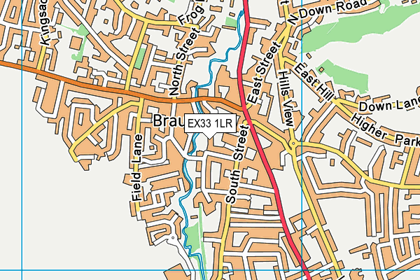 EX33 1LR map - OS VectorMap District (Ordnance Survey)