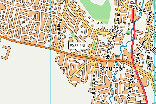 EX33 1NL map - OS VectorMap District (Ordnance Survey)