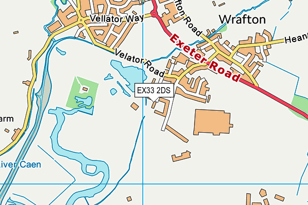 EX33 2DS map - OS VectorMap District (Ordnance Survey)