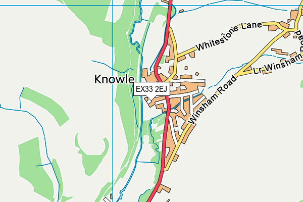 EX33 2EJ map - OS VectorMap District (Ordnance Survey)