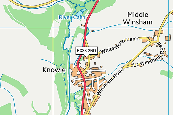 EX33 2ND map - OS VectorMap District (Ordnance Survey)