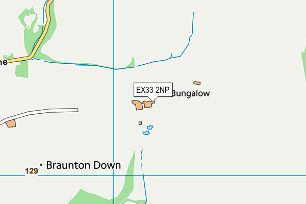 EX33 2NP map - OS VectorMap District (Ordnance Survey)