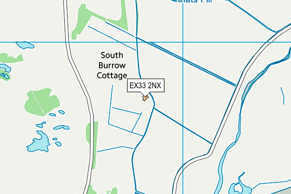 EX33 2NX map - OS VectorMap District (Ordnance Survey)