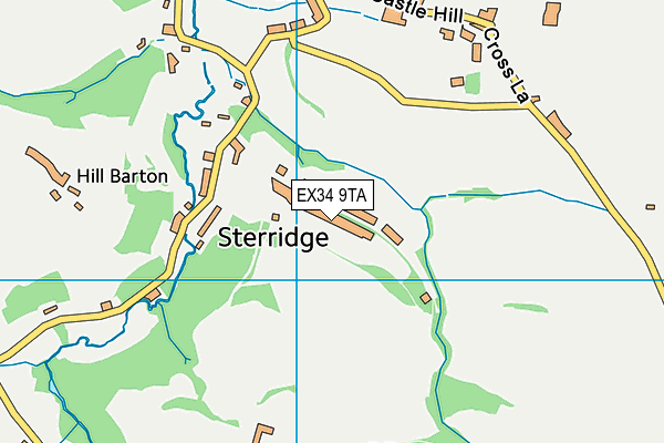 EX34 9TA map - OS VectorMap District (Ordnance Survey)