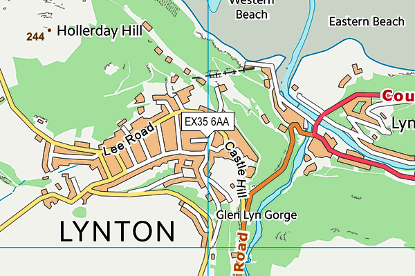 Map of VANILLAPOD LYNTON LIMITED at district scale