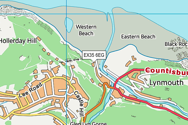 EX35 6EG map - OS VectorMap District (Ordnance Survey)