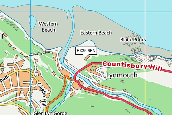 EX35 6EN map - OS VectorMap District (Ordnance Survey)