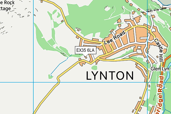 EX35 6LA map - OS VectorMap District (Ordnance Survey)