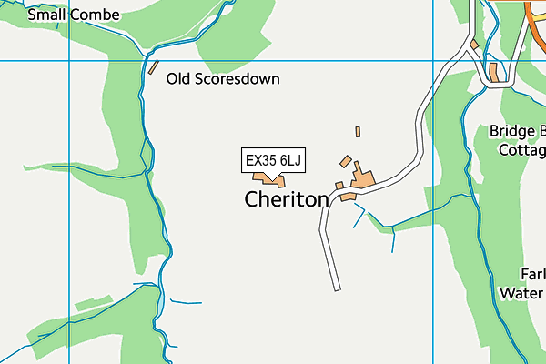 EX35 6LJ map - OS VectorMap District (Ordnance Survey)