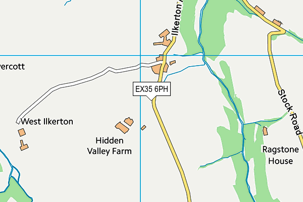 EX35 6PH map - OS VectorMap District (Ordnance Survey)