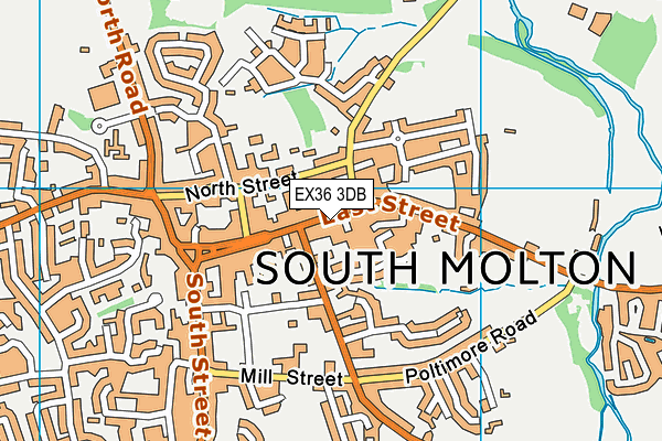 Map of SOUTH MOLTON PROPERTIES LIMITED at district scale