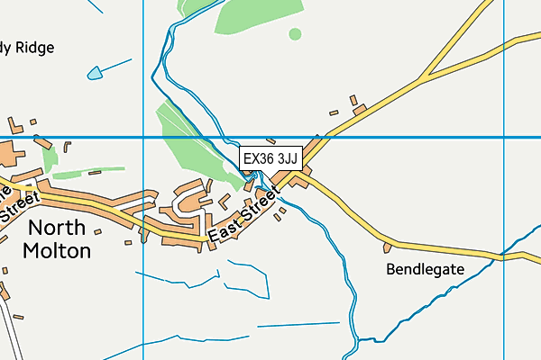 EX36 3JJ map - OS VectorMap District (Ordnance Survey)