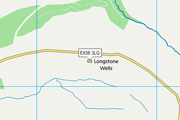 EX36 3LQ map - OS VectorMap District (Ordnance Survey)