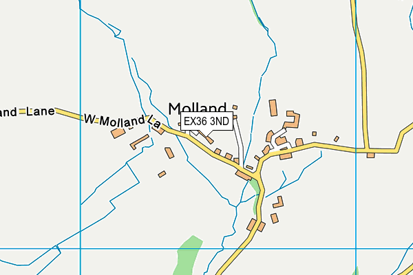 EX36 3ND map - OS VectorMap District (Ordnance Survey)
