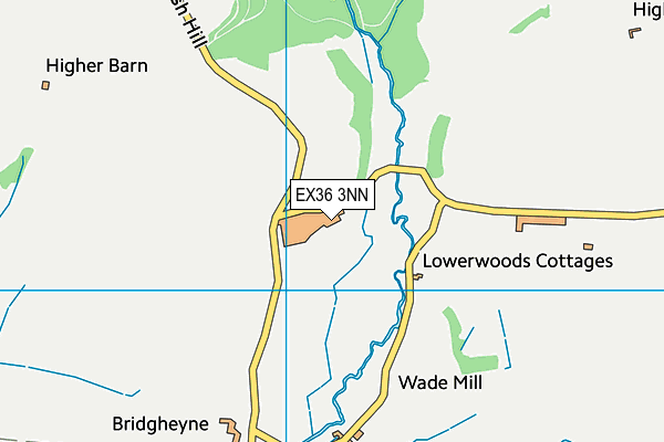 EX36 3NN map - OS VectorMap District (Ordnance Survey)