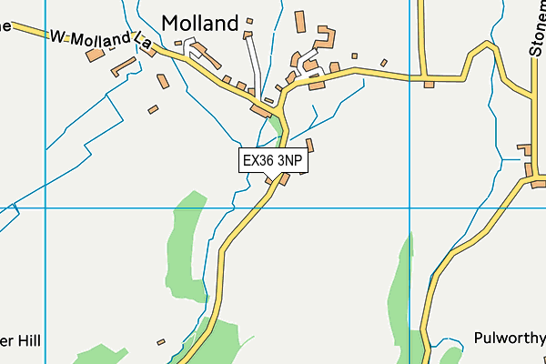 EX36 3NP map - OS VectorMap District (Ordnance Survey)