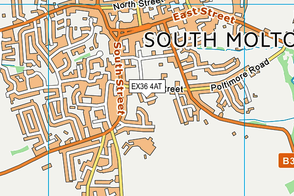 EX36 4AT map - OS VectorMap District (Ordnance Survey)