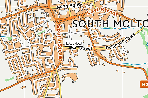 EX36 4AU map - OS VectorMap District (Ordnance Survey)