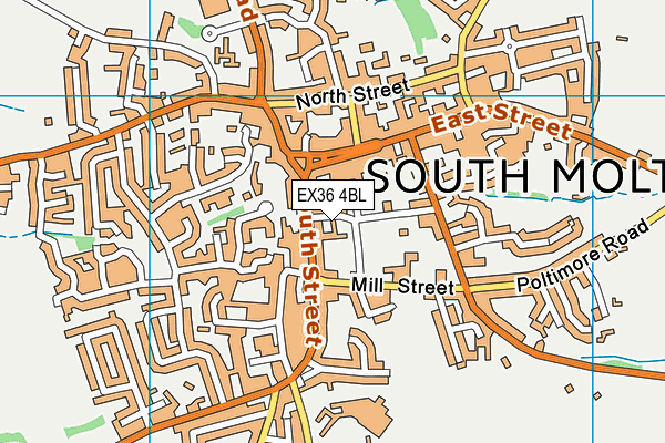 EX36 4BL map - OS VectorMap District (Ordnance Survey)