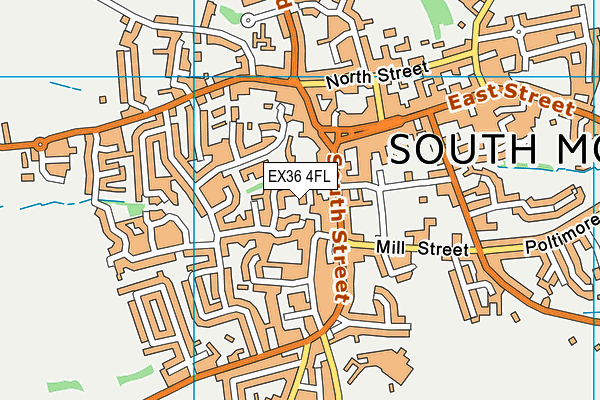 EX36 4FL map - OS VectorMap District (Ordnance Survey)