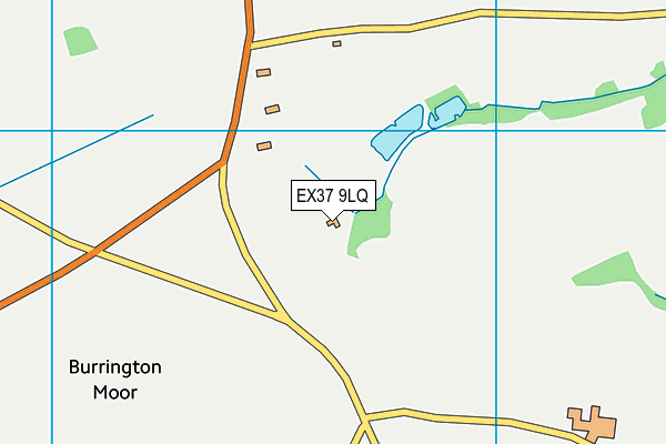 EX37 9LQ map - OS VectorMap District (Ordnance Survey)