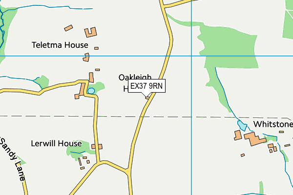 EX37 9RN map - OS VectorMap District (Ordnance Survey)