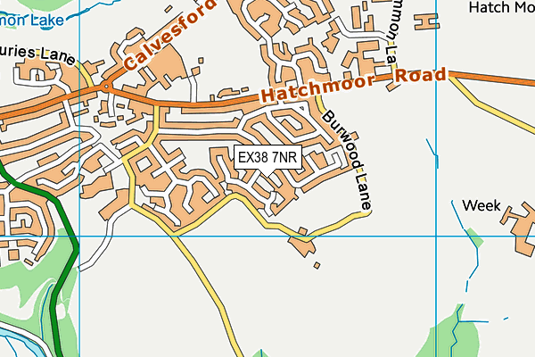 EX38 7NR map - OS VectorMap District (Ordnance Survey)