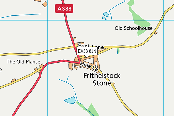 EX38 8JN map - OS VectorMap District (Ordnance Survey)