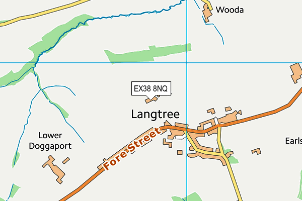 EX38 8NQ map - OS VectorMap District (Ordnance Survey)