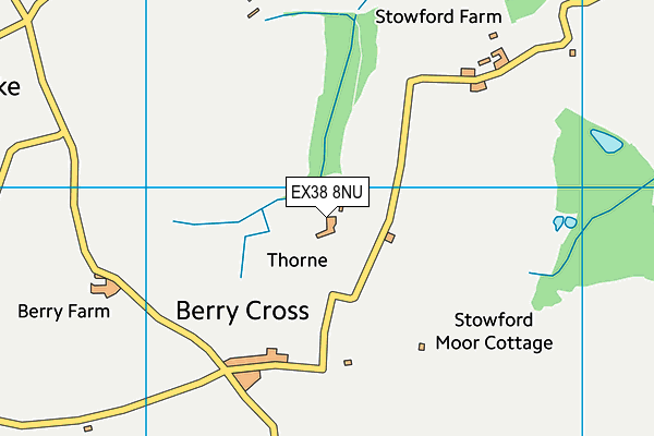 EX38 8NU map - OS VectorMap District (Ordnance Survey)