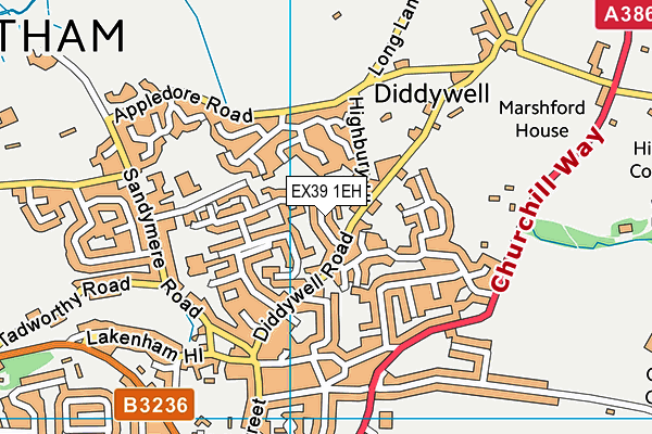 Map of JD PLUMBING & HEATING DEVON LIMITED at district scale