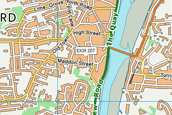 EX39 2DT map - OS VectorMap District (Ordnance Survey)