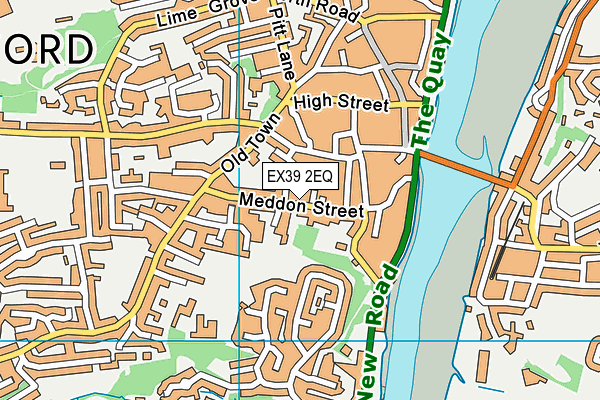 EX39 2EQ map - OS VectorMap District (Ordnance Survey)