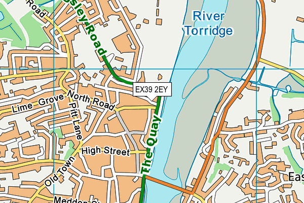 EX39 2EY map - OS VectorMap District (Ordnance Survey)
