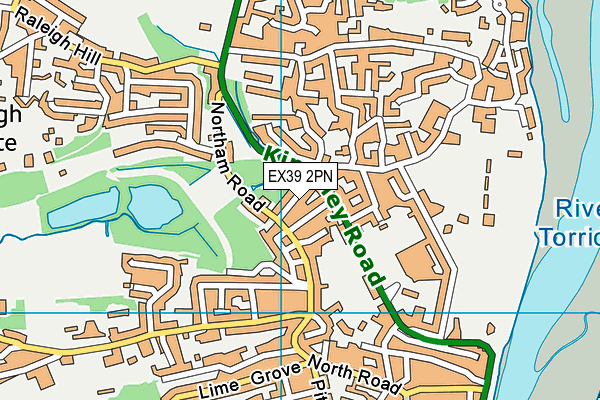 EX39 2PN map - OS VectorMap District (Ordnance Survey)