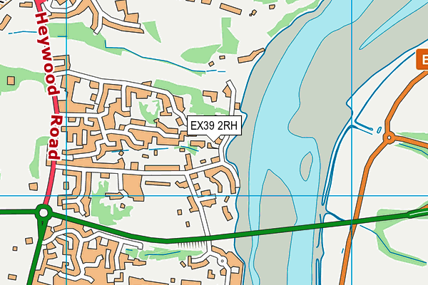 EX39 2RH map - OS VectorMap District (Ordnance Survey)