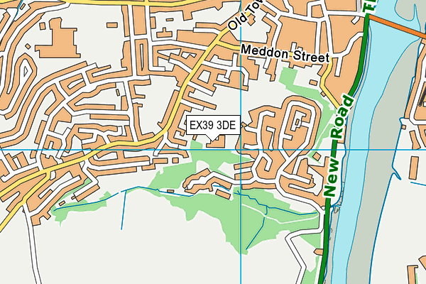 West Croft School map (EX39 3DE) - OS VectorMap District (Ordnance Survey)