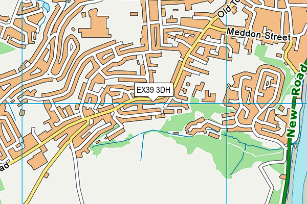 EX39 3DH map - OS VectorMap District (Ordnance Survey)