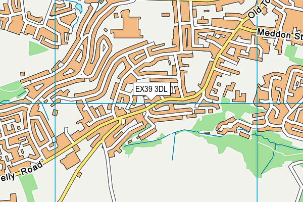 EX39 3DL map - OS VectorMap District (Ordnance Survey)