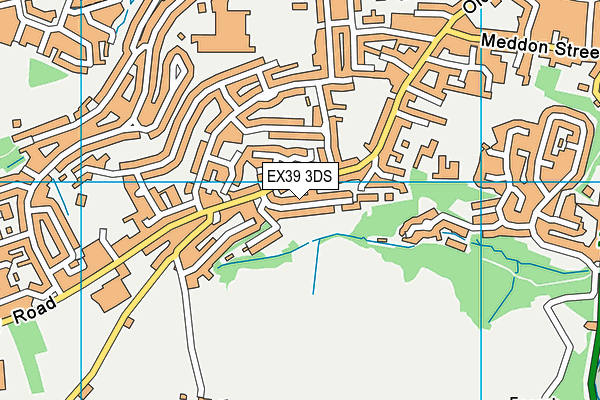 EX39 3DS map - OS VectorMap District (Ordnance Survey)