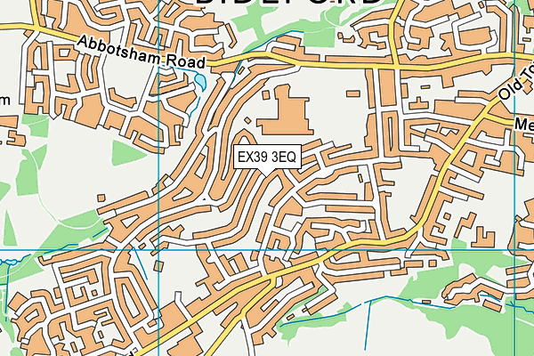 EX39 3EQ map - OS VectorMap District (Ordnance Survey)