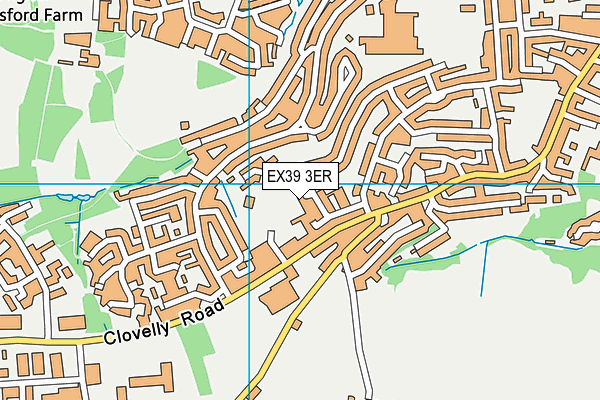 EX39 3ER map - OS VectorMap District (Ordnance Survey)