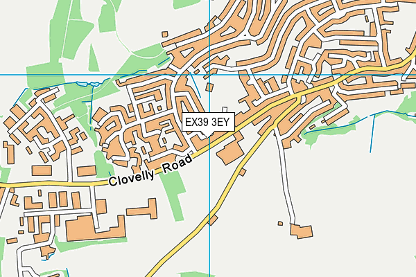 EX39 3EY map - OS VectorMap District (Ordnance Survey)