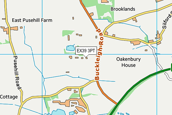 EX39 3PT map - OS VectorMap District (Ordnance Survey)