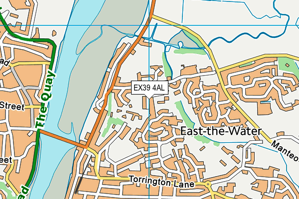 EX39 4AL map - OS VectorMap District (Ordnance Survey)