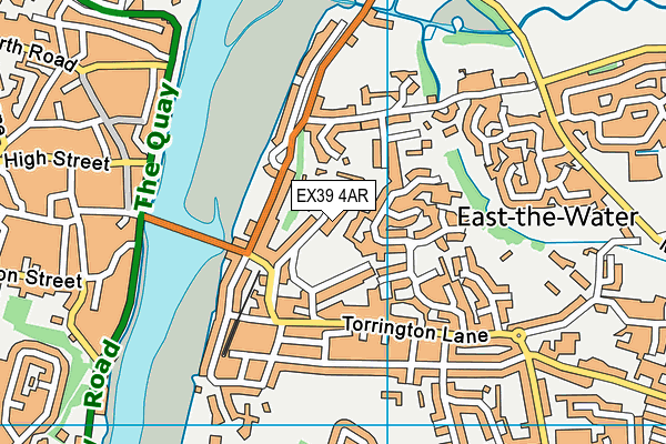 EX39 4AR map - OS VectorMap District (Ordnance Survey)