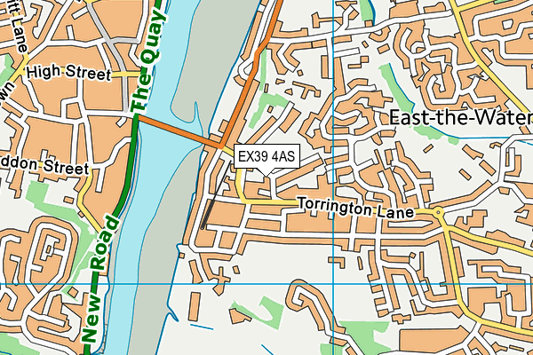 EX39 4AS map - OS VectorMap District (Ordnance Survey)