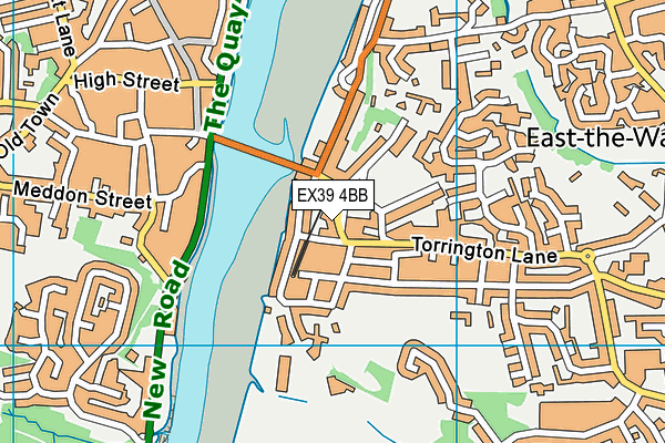 EX39 4BB map - OS VectorMap District (Ordnance Survey)