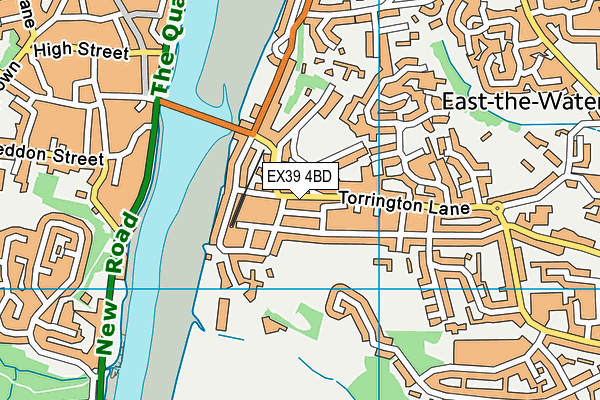 EX39 4BD map - OS VectorMap District (Ordnance Survey)